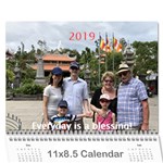Nonna 2-19 calendar - Wall Calendar 11  x 8.5  (18 Months)