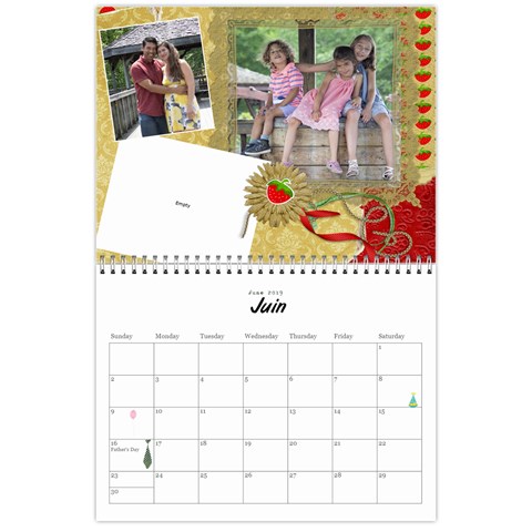 Calendar 2019 For Brigitte By Elizabeth Marcellin Jun 2019