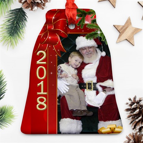 Jane Christmas Memories Bell Ornament (2 Sided) By Deborah Back