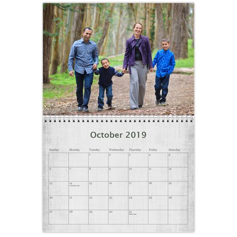 Macvittie Family Calendar 2019 Rachel Again By Debra Macv Oct 2019