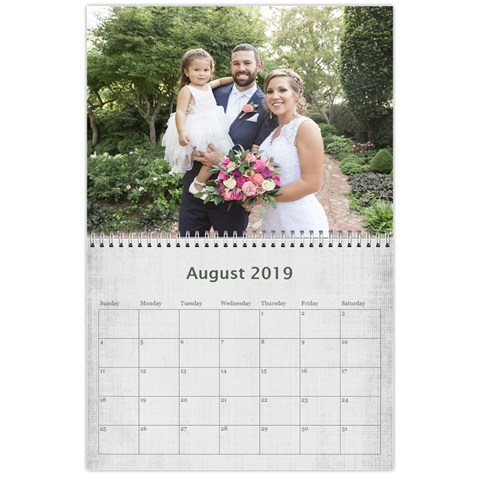 Macvittie Family Calendar 2019 Rachel Again By Debra Macv Aug 2019