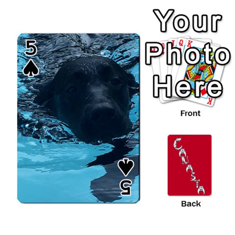 Cansta Cards1 By Karen Van Front - Spade5