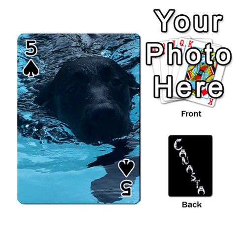 Cansta Cards2 By Karen Van Front - Spade5