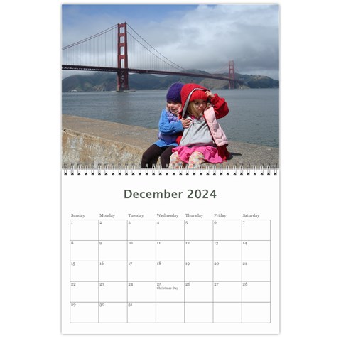 2024 Calander 1 By S Comiso Dec 2024
