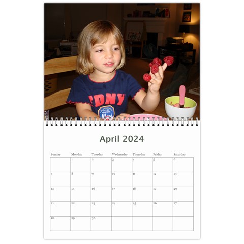 2024 Calander 1 By S Comiso Apr 2024