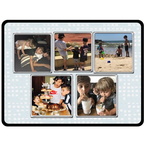 Jim 50th By Gabrielle Grant 80 x60  Blanket Front