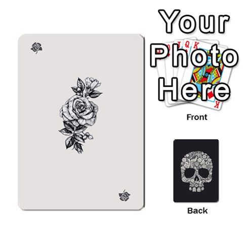 Skullsroses By Erik Vanhauwaert Front - Spade6