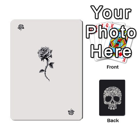 Skullsroses By Erik Vanhauwaert Front - Spade9