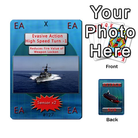 Attack Sub V3 Deck 3 By Chip Henriss Front - Spade3