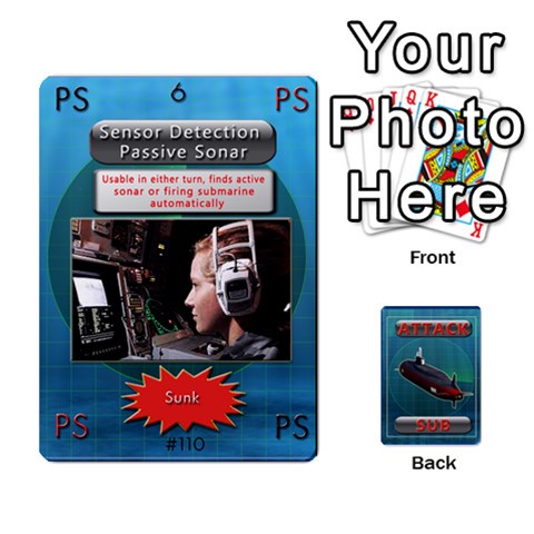 Attack Sub V3 Deck 3 By Chip Henriss Front - Heart7