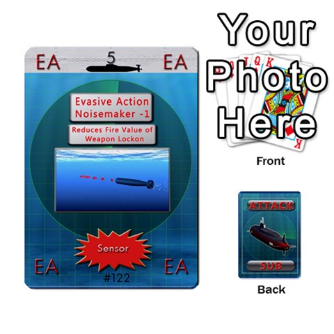 Attack Sub V3 Deck 3 By Chip Henriss Front - Spade8