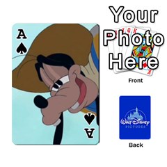 Ace Cartes Disney Classique By Panicalltime Front - SpadeA