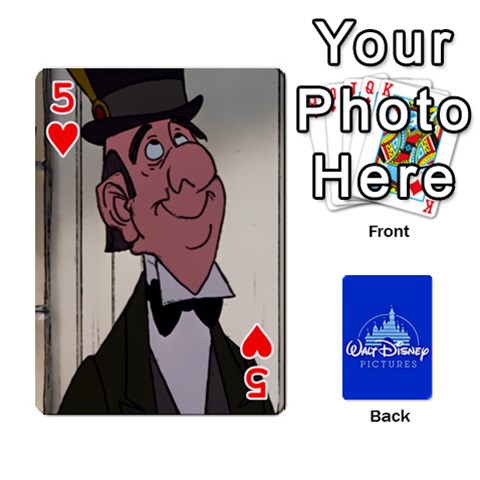 Cartes Disney Classique By Panicalltime Front - Heart5