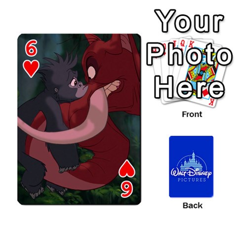 Cartes Disney Classique By Panicalltime Front - Heart6