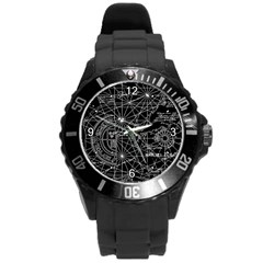 Round Plastic Sport Watch (L)