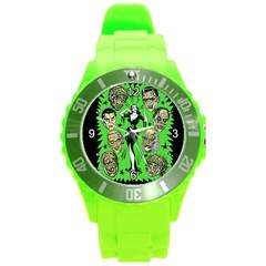 Round Plastic Sport Watch (L)