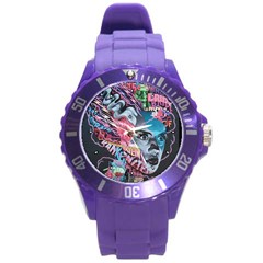 Round Plastic Sport Watch (L)