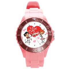 Round Plastic Sport Watch (L)