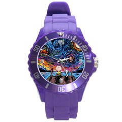 Round Plastic Sport Watch (L)