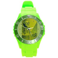 Round Plastic Sport Watch (L)