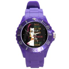 Round Plastic Sport Watch (L)