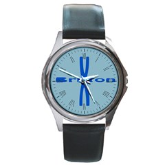 Round Metal Watch