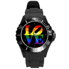 Round Plastic Sport Watch (L)