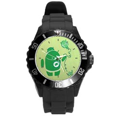 Round Plastic Sport Watch (L)