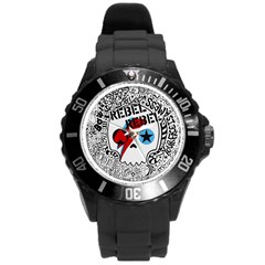 Round Plastic Sport Watch (L)