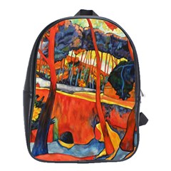 back pack - magical redwoods - School Bag (XL)