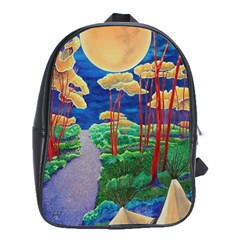 back pack - taos pow wow - School Bag (XL)