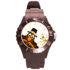 Round Plastic Sport Watch (L)