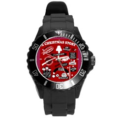 Round Plastic Sport Watch (L)