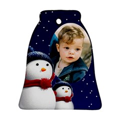 George Snowmen Bell Ornament - Ornament (Bell)