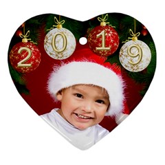 George Heart Ornament 2019 (2 sided) - Heart Ornament (Two Sides)