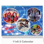 lai2 - Wall Calendar 11  x 8.5  (12-Months)