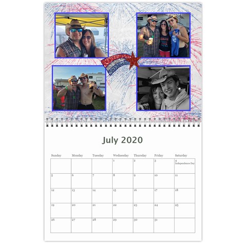2020 Calendar Angie By Marlene Jul 2020