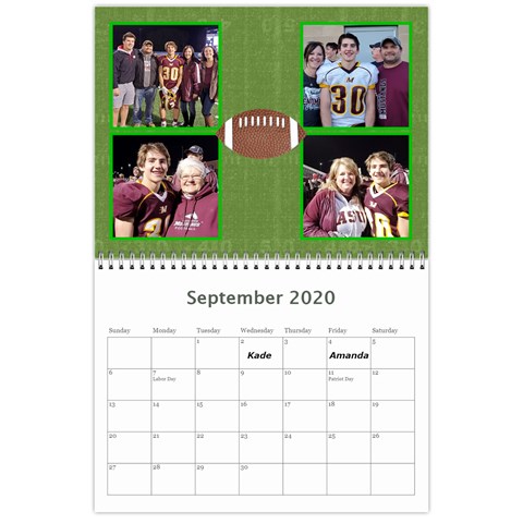 2020 Calendar Angie By Marlene Sep 2020
