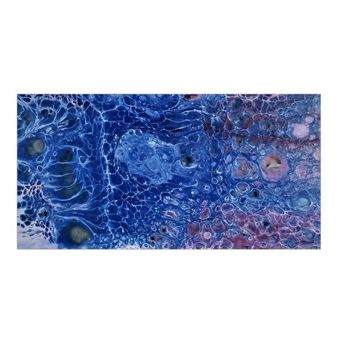 Satin Shawl Scarf 45x80 By G  Liz Abstract Art & Designs Front