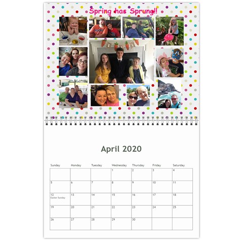Calendar 2020 By Debbie Apr 2020