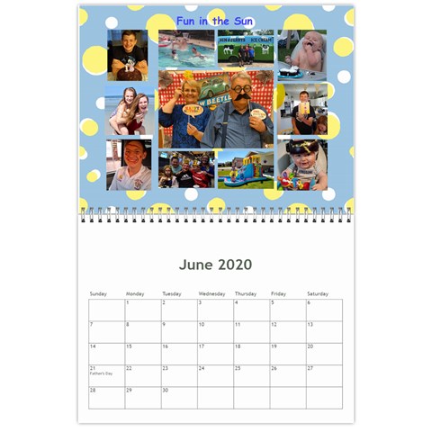 Calendar 2020 By Debbie Jun 2020