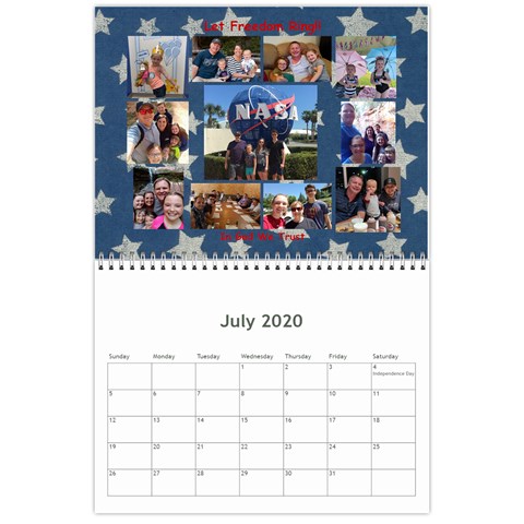 Calendar 2020 By Debbie Jul 2020