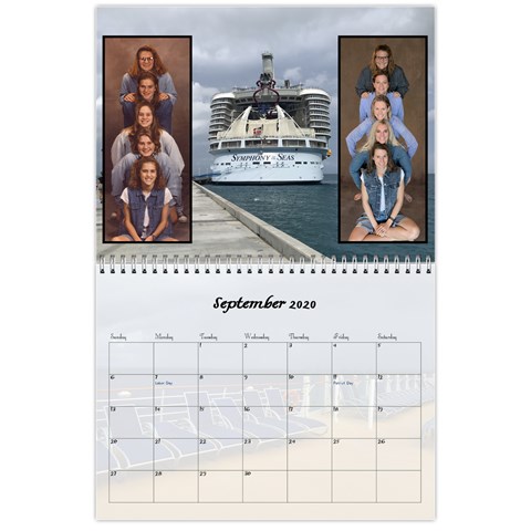 2020 Calendar Cruise By Odessa Sep 2020