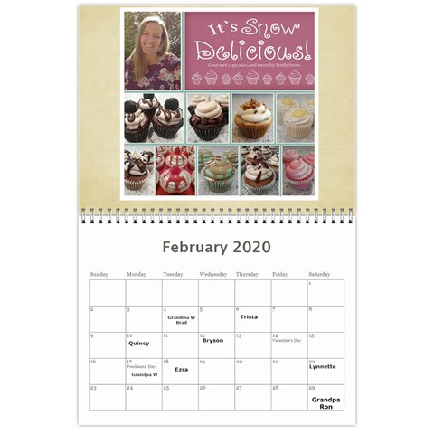 Calendar By Lynette Feb 2020