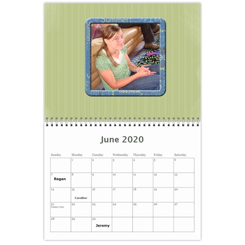 Calendar By Lynette Jun 2020