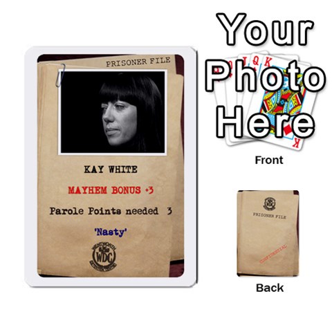 Prisoner Character Cards 2020 By Matthew Meadows Front - Spade3