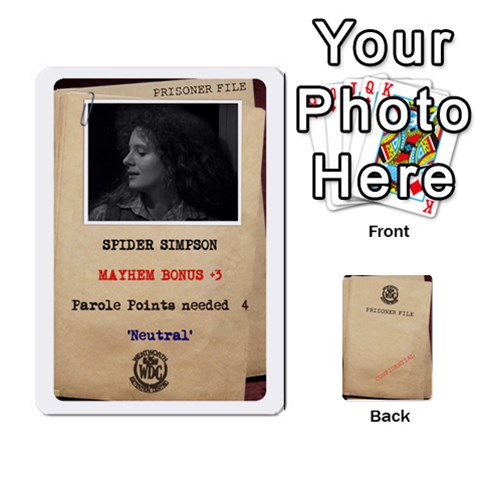 Prisoner Character Cards 2020 By Matthew Meadows Front - Heart3