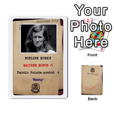 Prisoner Character Cards 2020 By Matthew Meadows Front - Heart5
