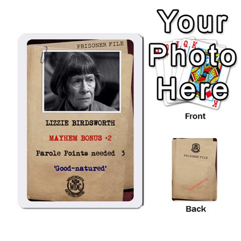 Prisoner Character Cards 2020 By Matthew Meadows Front - Heart6