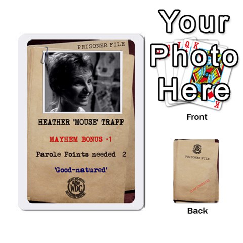 Prisoner Character Cards 2020 By Matthew Meadows Front - Heart7